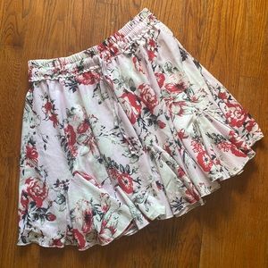 EUC floral skirt